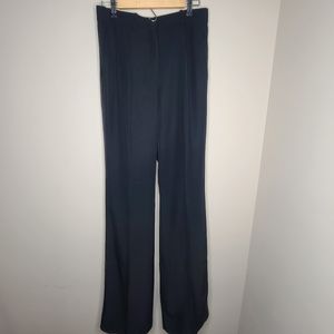 Yves Saint Laurent‎ YSL Rive Gauche High Rise Black Tuxedo Pant Size EU 40